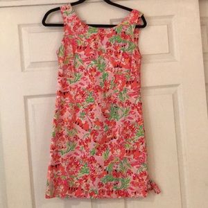 tiger print shift dress